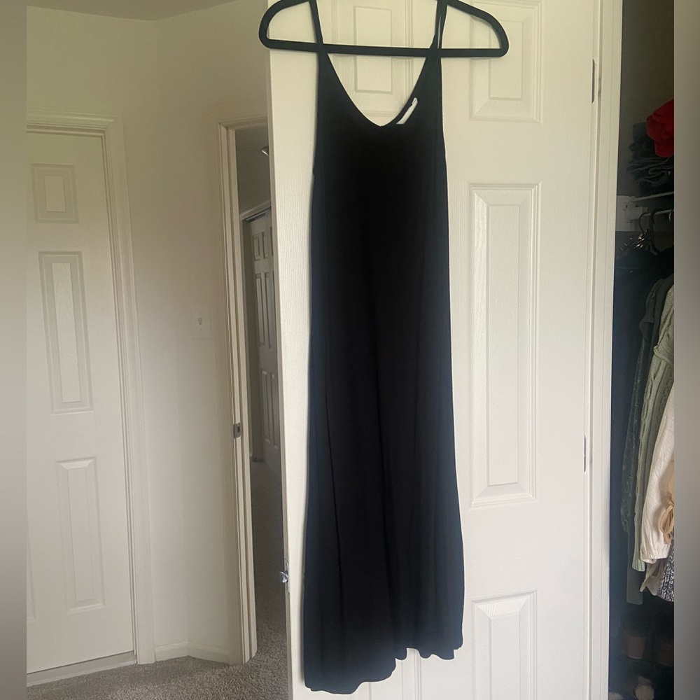 H&M black knit dress XS